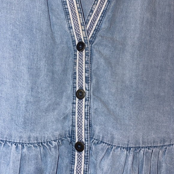 Altar’d state denim chambray tunic size small - Picture 2 of 5